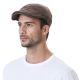 Flat Cap Summer Cool Ivy Style Neutral Color Newsboy Hat AM3998