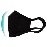 WITHMOONS 3PCS Cotton Face Mask Multiple Layers Cover Reusable Washable with Nose Bridge EU0304