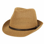 Fedora Hat Summer Cool Paper Straw Trilby Band For Men