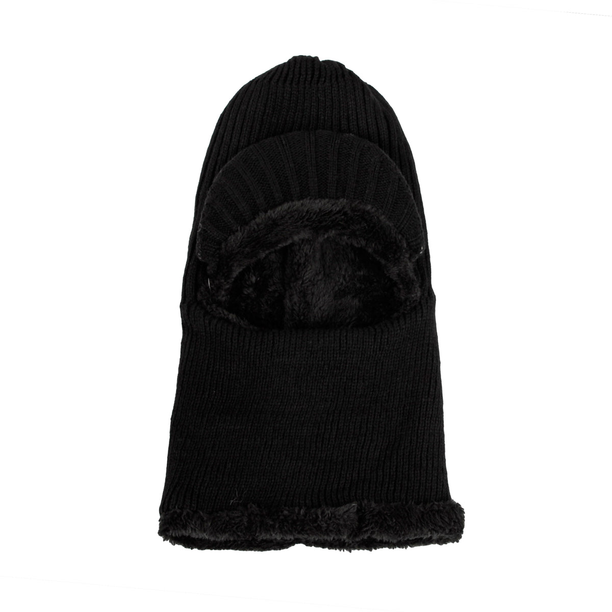 Knit WITHMOONS – Winter Fleece Beanie Visor Mask Hat Face Balaclavas