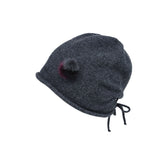 Slouchy Knit Beanie Pom Winter Skull Cap Adjustable Women Hat AC51485