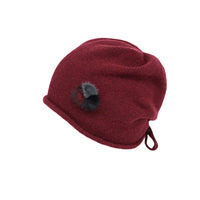 Slouchy Knit Beanie Pom Winter Skull Cap Adjustable Women Hat AC51485