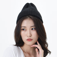 Knitted Ribbed Beanie Hat Basic Plain Solid Watch Cap AC5846