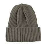 Knitted Ribbed Beanie Hat Basic Plain Solid Watch Cap AC5846