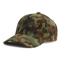 Camouflage Corduroy Baseball Cap Unisex Cotton  Military Dad Hat Adjustable Cap