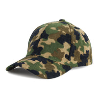 Camouflage Corduroy Baseball Cap Unisex Cotton  Military Dad Hat Adjustable Cap BP10246