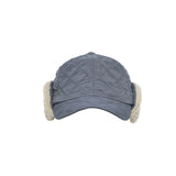 Winter Padded Quilting Earflaps Chin Strap Baseball Cap Hunting Hat CTT1491