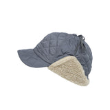 Winter Padded Quilting Earflaps Chin Strap Baseball Cap Hunting Hat CTT1491