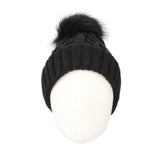Fleece Twist Knit Pom Beanie Winter Hat Slouchy Cap DZP0017