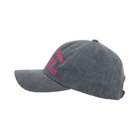 Lettering Embroidery Melange Cotton Baseball Cap Casual Dad Ball Hat Adjustable JD11535