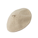 Acrylic Crochet Beret Hat Warm Winter French Style JDF1294