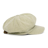 Plain Baker Boy Hat Twill Cotton Beret Cap Newsboy Hat Washed Adjustable JDG1582
