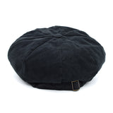 Plain Baker Boy Hat Twill Cotton Beret Cap Newsboy Hat Washed Adjustable JDG1582