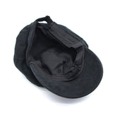 Plain Baker Boy Hat Twill Cotton Beret Cap Newsboy Hat Washed Adjustable JDG1582