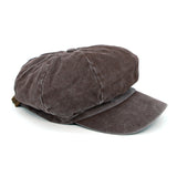 Plain Baker Boy Hat Twill Cotton Beret Cap Newsboy Hat Washed Adjustable JDG1582