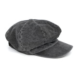 Plain Baker Boy Hat Twill Cotton Beret Cap Newsboy Hat Washed Adjustable JDG1582