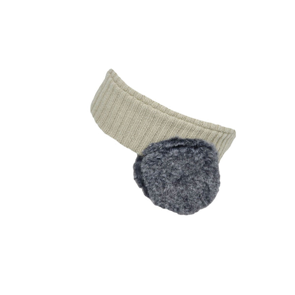 Winter Ear Warmer Sun Visor Ribbed Knitted Hat Headband Earflap Cap