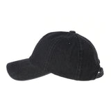 Denim Baseball Cap Plain Washed Low Profile Stitch KR1615