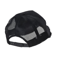 Baseball Cap Bats Cross Meshed Distressed Trucker Hat KR1644