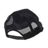 Baseball Cap Bats Cross Meshed Distressed Trucker Hat KR1644