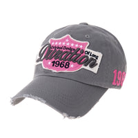 Vintage Baseball Cap Distressed Emboridery Trucker Hat KR1737