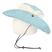 Boonie Bush Hat Wide Brim Side Snap Chin Cord KR81059