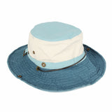 Boonie Bush Hat Wide Brim Side Snap Chin Cord KR81059