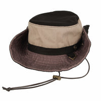 Boonie Bush Hat Wide Brim Side Snap Chin Cord KR81059