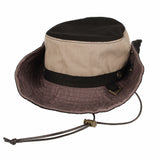 Boonie Bush Hat Wide Brim Side Snap Chin Cord KR81059