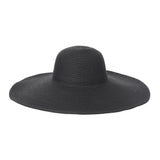Wide Brim Floppy Summer Beach Sun Hat Paper Straw Tassel Dome For Women KR9973