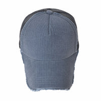 Baseball Cap Vintage Meshed Distressed Cotton Dad Hat Trucker Hat For Men KRM1002