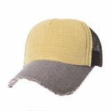Baseball Cap Vintage Meshed Distressed Cotton Dad Hat Trucker Hat For Men KRM1002