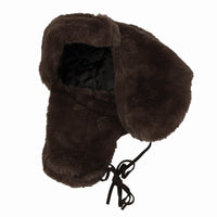 Winter  Faux Fur Snow Trapper Russian Hat Ear Flaps KRT1149