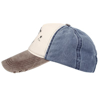 Vintage Washed Mens Baseball Cap Pirate Ships Hat KZ10034