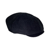 Corduroy Baker Boy Cap Simple Plain Beret Cotton Ivy Newsboy Hat LDG1465
