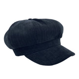 Corduroy Newsboy Hat - 8 Panel Cabbie Baker Beret Cap Winter Oversized LDG1563