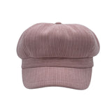 Corduroy Newsboy Hat - 8 Panel Cabbie Baker Beret Cap Winter Oversized LDG1563