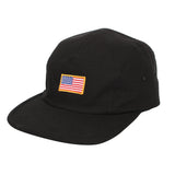 Jockey Flat Bill Cap US American Flag 5 Panel Hat MU21161