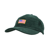 American Flag Hat Corduroy Baseball Dad Cap Adjustable MU21390