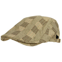Tartan Check Newsboy Hat Flat Cap
