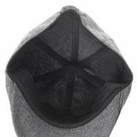 Mens Flat Cap Simple Classic Bocaci Cotton Ivy Hat SL3651