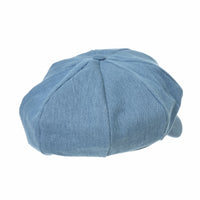 Newsboy Hat Denim Jean Cotton Simple Beret Cap Bakerboy Visor Peaked Hat SL3983