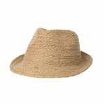 Fedora Hat Summer Cool Bocasi Raffia Simple Plain Seamless Unique Hat