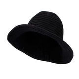 Winter Wool Womens Knitted Bucket Hat Bowler Fedora SLB1246