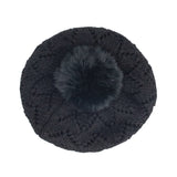 Winter Women Knitted Wool Pom Pom Hat Crochet Beanie Skull Cap SLP1583