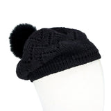 Winter Women Knitted Wool Pom Pom Hat Crochet Beanie Skull Cap SLP1583
