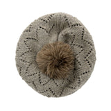 Winter Women Knitted Wool Pom Pom Hat Crochet Beanie Skull Cap SLP1583