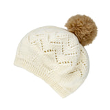 Winter Women Knitted Wool Pom Pom Hat Crochet Beanie Skull Cap SLP1583