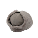 Winter Polyester Warm Earflap Flat Cap Trapper Ski Hat SLT1302