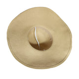 Women Straw Sun Hat Wide Brim Floppy Beach Cap UPF 50+ SZ90045